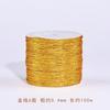 Fio Dourado Fio Prateado Fio Prateado cor mágica feito à mão 36912 fios pulseira fio borla corda trançada ouro