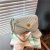 Nuevos Bolsos de Verano 2025 para Mujer, Bolsos Cruzados de Hombro, Bolsos de Cadena con Bordado de Hilo de Diseño de Nicho para Mujer (Bolsos de Suegra)