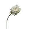 Cardo nórdico peonía artificial flocado de alta calidad suave decoración ramo floral para decoración del hogar, boda y fotografía