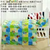 Colcha de Jardín de Infancia Juego de Tres Piezas Colcha de Algodón para Niños Funda Nórdica para Bebé Sábana Funda de Almohada Funda Nórdica de Algodón Puro Sábana Colcha de Primavera y Otoño