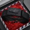 Cinturón de Leopardo para Coche Deportivo para Hombre Hebilla Automática de Negocios Cuero PU Moda Tendencia Casual Jeans Artículo Popular de Moda