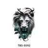 Adesivos de tatuagem atacado transfronteiriço uma geração de adesivos de tatuagem TBS flores leão tigre lobo totem tatuagem
