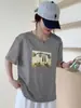 Camiseta de Algodón Copo de Nieve de Verano con Cuello Redondo, Corte Delgado, Mangas Cortas Versátiles, Venta Directa desde la Fábrica de Origen