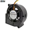 Soplador 7530 12V 24V IP65 Impermeable silencioso sensor de doble rodamiento turbo ventilador centrífugo