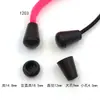 Corda de plástico com cauda pendurada Sino cinto corda de cauda fivela decoração preto e branco transparente acessórios de vestuário cabeça de sapato bolso corda fivela