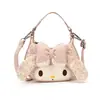Linda Bolsa Cuadrada Pequeña con Lazo para Niñas 2026 Nuevo Estilo Coreano Infantil Dulce Conejo Dibujos Animados Mini Mochila