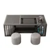 Mesa de café Kung Fu de pizarra Mesa de té y sillas simple y moderna Juego de té Juego de oficina Mesa de té integrada para el hogar Mesa de té