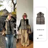Conjunto de chaleco de piel de oveja Fair Isle y camiseta de manga larga para mujer, capa base negra ajustada de cuello redondo, ropa interior de otoño e invierno, nuevo