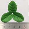 Hoja triangular artificial tela de seda verde hoja de flor falsa malla de seda accesorios para flores DIY guirnalda material base para flores