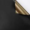 Papel de Regalo Florido Impermeable Dorado de Lujo, Papel Elegante Bicolor, Papel Dorado, Materiales para Empaque de Cestas de Flores de Ceremonia de Apertura, Al Por Mayor en Stock