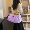 Bolsa de Viaje de Moda Portátil para Mujer, Almacenamiento, Ligera, Gran Capacidad, para Nadar, Deportes, Fitness, Viajes Cortos, Viajes de Negocios, Bolsa de Equipaje