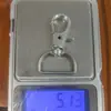 Fivela de figura oito em liga de zinco, fivela de figura oito giratória de 360 graus, conector de hardware para bolsas, chaveiro de boneca DIY, pedido mínimo de 2 peças