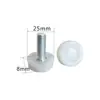 Pata de Mueble Gruesa Ajustable Mesas y Sillas Pata Ajustable Impermeable a la Humedad Almohadilla para Pie de Aumento Tornillos Absorción de Impactos Reducción de Ruido Almohadilla para Pie Ajustable