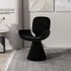 Silla de Manicura para Salón de Belleza, Silla con Respaldo, Silla de Mesa de Comedor, Tocador de Lujo Ligero, Silla de Maquillaje Giratoria Simple Moderna para Dormitorio