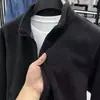 Jaqueta de Fleece Masculina Fashion 2026 para Outono e Inverno, Camada Interna para Homens, Casaco de Fleece de Inverno para Homens