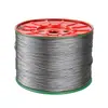 Cable de Acero Inoxidable 304 Cuerda de un Solo Hilo 1*7 Cable de 1.2/1.5 para Estructura de Techo Estructura de Acero