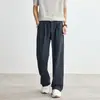Pantalones de Vestir Holgados de Pierna Ancha Estilo Japonés con Caída, Versátiles Casuales de Cintura Media, Novedad Verano 2026 para Viaje