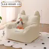 Sofá Pequeno Confortável para o Chão, Sofá Puff para Varanda com Encosto, Tatami de Lazer para Uma Pessoa para Quarto