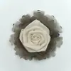 Rosas Secas Tridimensionais em Camadas, Flores de Tecido Tridimensionais, Acessórios Decorativos, Acessórios de Cabelo, Sapatos e Chapéus, Acessórios de Flor para Roupas