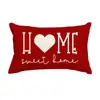 Funda de Almohada para el Día de San Valentín Transfronteriza, Decoración de Ambiente Festivo, Funda de Cojín para Sofá del Hogar, Funda de Cojín para Dormitorio con Estampado de Amor