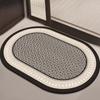 Tapete de Terra Diatomácea Tapete Absorvente para Banheiro Tapete de Entrada para Lavabo Tapete para Porta de Banheiro Tapete Antiderrapante para os Pés para Vaso Sanitário