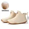 Nuevas botas de lluvia cortas estilo alemán para pesca, trabajo, zapatos de goma impermeables para cocina, zapatos de agua para parejas, botas de lluvia ligeras de suela gruesa y baja