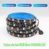 Luzes de led com 5V5050RGB quadro negro 30 luzes luzes suaves com TV computador TV luzes de fundo gota cola luzes decorativas coloridas