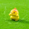 Miniaturas fofas de patos vermelhos para micro paisagismo, jardinagem e acessórios de decoração DIY