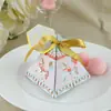 2018 Caja de Dulces Creativa Estilo Europeo Empaque de Dulces de Cumpleaños Caja de Dulces Bronceada Caja de Regalo de Boda Caja de Dulces de Pony