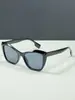 Monturas Retro Cat-Eye Bloqueadas por Color con un Toque de Alta Gama, Gafas de Sol Versátiles de Moda Europea y Americana Transfronteriza, Elegantes y Modernas