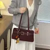 Chao este año 2026 elegante moderna popular versátil moderna bolsa para mujer axila un solo hombro para ir al trabajo bolsa esmerilada