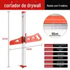 Artefato de Corte para Gesso Corte Tábua de Corte Dobrável Empurrador Manual Marcenaria Teto Empurrador Especial Aço Inoxidável