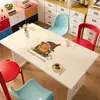 Mantel de Mesa de Silicona, 0 Formaldehído, Mantel sin Olor, Impermeable, Resistente al Aceite, No Requiere Lavado, 2026 Mantel de Mesa de Centro de Lujo Ligero de Gama Alta