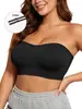Venda Direta de Fábrica Popular Transfronteiriça Estilo Europeu e Americano Sexy Antiderrapante Sem Fio Sutiã Tamanho Grande Invisível Sem Costura Fino Lingerie de Verão