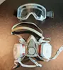 Máscara de Gas 6200 Norma Nacional Amigable con la Piel Media Máscara a Prueba de Polvo a Prueba de Formaldehído Spray de Pintura Industrial Química Farmacéutica Máscara de Gas