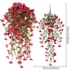 Ventas Directas de Fábrica Enredadera Violeta Simulada Flor Falsa Orquídea Araña Decoración de Bodas Interiores Adornos Flor de Seda Accesorios Venta al Por Mayor