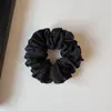 Scrunchie de malha com bolinhas para o início do outono, estilo coreano, versátil e elegante, adequado para sair, elástico de cabelo de alta elasticidade