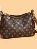 Bolso para Madre de Mediana Edad Estilo Retro de Alta Gama Estampado para Presbicia Bolso Bandolera Cruzado de Hombro Nuevo 2025 para Mujer