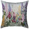 Jit Dropshipping Popular Funda de Almohada 3D de Planta Floral Decoración del Hogar Cabecera de Sofá Funda de Cojín Estampada de Lino