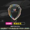 Adecuado para Cadillac Ct4 Ct5 Ct6 Lyriq Xt4 Xt5X Ventana Triangular de Puerta Maletero Emblema Trasero Adhesivo Decorativo para Coche
