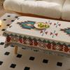 Toalha de Mesa Jacquard Estilo Boêmio Atmosfera de Luxo Leve Toalha de Mesa para Mesa de Centro Decoração para Fotografia Acampamento ao Ar Livre Toalha de Mesa Rolo de Ovo