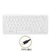 Fábrica fuente USB teclado de escritorio para laptop con cable chocolate mini teclado silencioso LOGO
