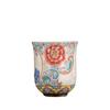 Taza de té de plata cloisonné de corte, color esmaltado, Master Cup, taza de té especial personal, taza individual, juego de té de cerámica para el hogar