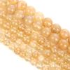 Cast Ming Trade Natural Tiger Eye Stone Beads Otimizado Cor Tiger Clear Stone Beads Pulseira semiacabada Colar Joias