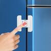 Trava de segurança automática para porta de geladeira, sem necessidade de furar, dispositivo universal antiabertura para segurança de bebês.
