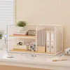 Estante de Armazenamento para Classificação de Assuntos Mesa de Estudante Armário Vertical de Múltiplas Camadas para Armazenamento de Livros Mesa de Escritório Caixa de Arquivos A4 Dormitório