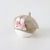 Chapéus de Bebê Primavera, Outono e Inverno Fofo e Super Fofo Chapéu de Lã Tricotado para Bebê Menina Boina Meninas Chapéu de Outono Pulôver