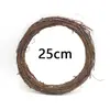Faça você mesmo Pegador de Sonhos Artesanal Pinha Anel de Rattan Guirlanda de Natal Rattan Escola Jardim de Infância Decorativo Galhos Secos