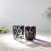 Venta al por mayor de fabricantes Tazas de Vidrio de Puntos Multicolor Personalizadas Estilo Retro Europeo y Americano Tazas de Cóctel Tazas de Vidrio para Jugo en Casa