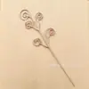 Decoraciones Navideñas 30cm Anillos de Caramelo con Purpurina Dorada Anillos de Paleta Ramas de Árbol de Navidad Ramas de Árbol de Navidad para el Hogar Transfronterizo